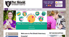 Desktop Screenshot of petshieldvet.net